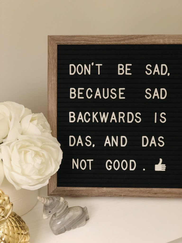 Letterboard Quote