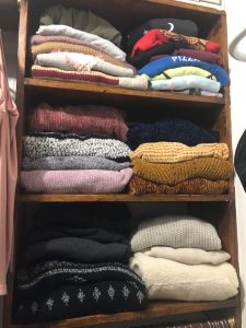 Sweaters In Closet